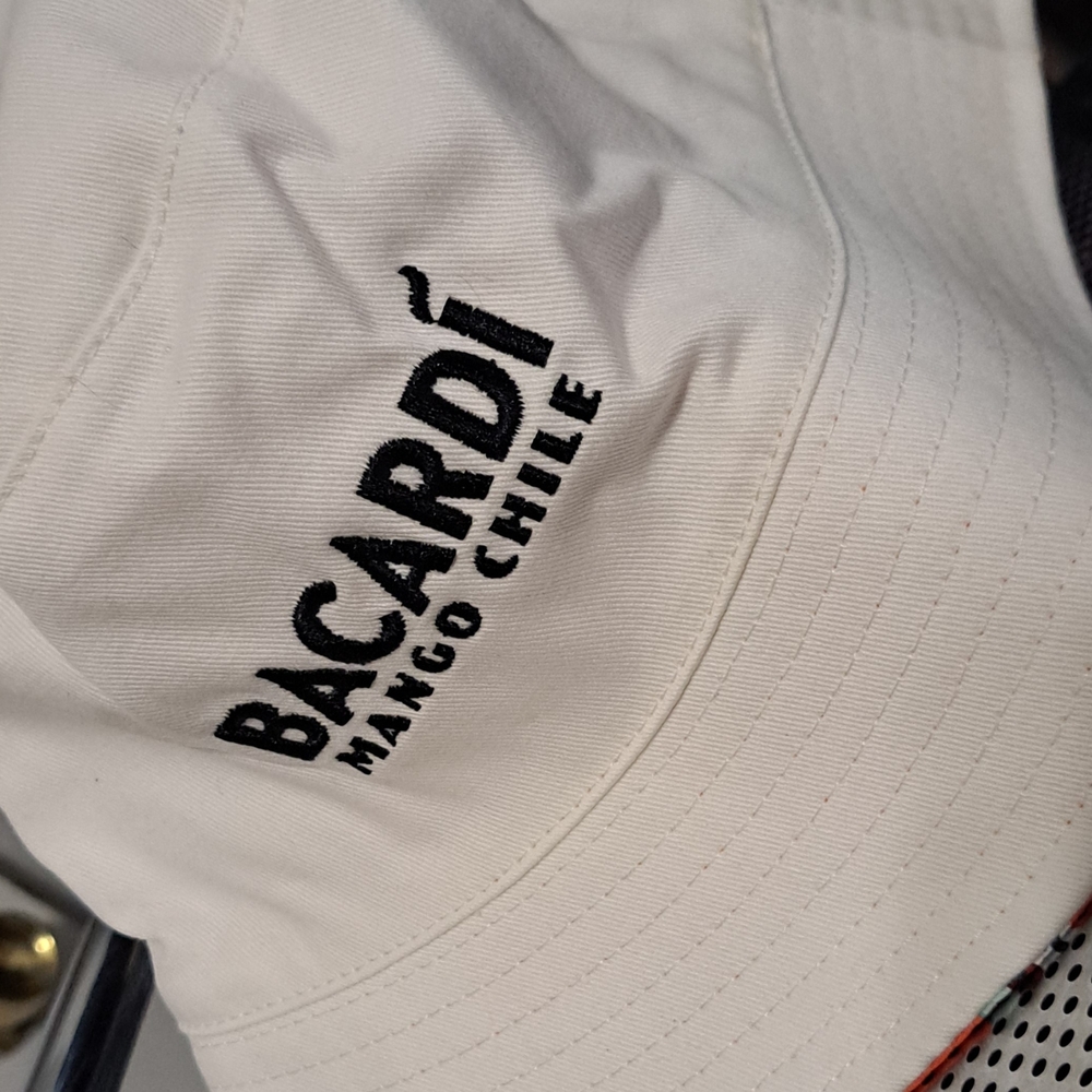 Bacardi Mango Chile Reversible Orange & White Bucket Hat with Chili Peppers - Picture 2 of 6